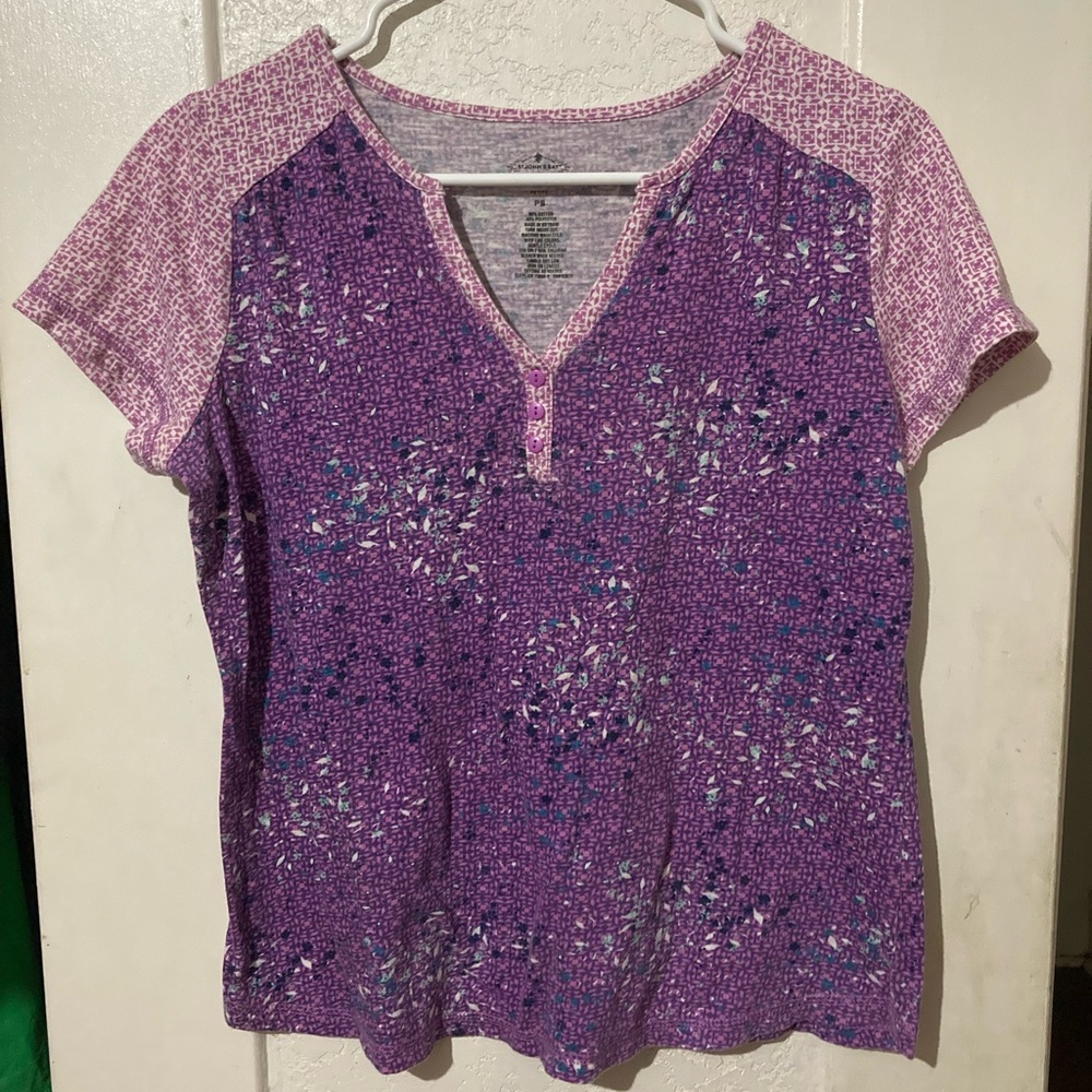 St. John’s Bay Purple Tee